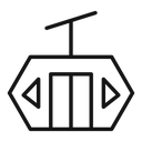 Ski lift icon
