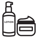 Skincare products icon