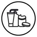 Skincare products icon