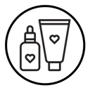 Skincare products icon