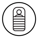 Sleeping bag icon
