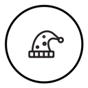 Sleeping hat icon