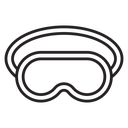 Sleeping mask icon