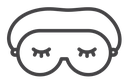 Sleeping mask icon