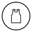 Sleeveless shirt icon