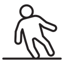 Slippery floor icon