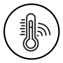 Smart temperature icon