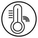 Smart temperature icon