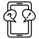 Smartphone Help and Support icon