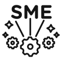SME, small and medium enterprise icon