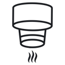 Smoke alarm icon