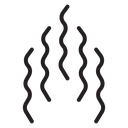 Smoke steam icon