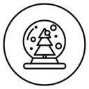 Snow globe icon