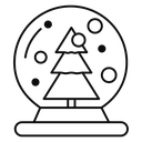 Snow globe icon