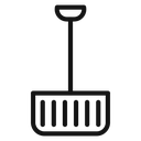 Snow shovel icon