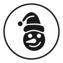 Snowman head icon