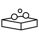 Soap bar Black Outline icon