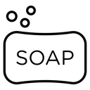 Soap bar Black Outline icon