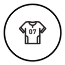 Soccer jersey icon