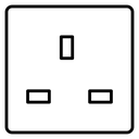Socket Black Outline icon