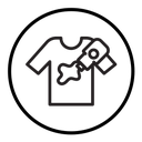 Softener clothes dirt icon
