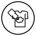 Softener clothes dirt icon