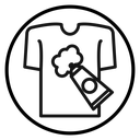 Softener clothes dirt icon