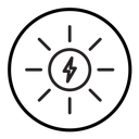 Solar energy icon