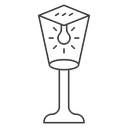 Solar Garden Light lamp icon