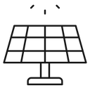Solar panel 4 icon