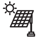 Solar panels icon