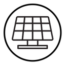 Solar panels icon