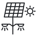 Solar street lamp 2 icon