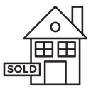 Sold house icon