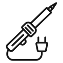 Soldering iron icon