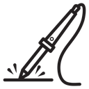 Soldering iron icon