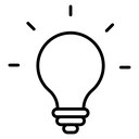 Solution lamp icon