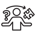 Solution, solve icon