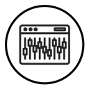 Sound mixer icon