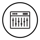 Sound mixer icon