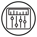 Sound mixer icon