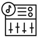 Sound mixer icon