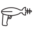 Space gun icon
