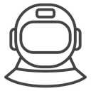 Space helmet icon