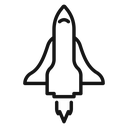 Space shuttle icon
