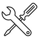 Spanner & screwdriver icon