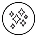 Sparkles shine icon