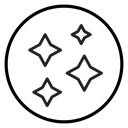 Sparkles shine icon