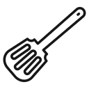 Spatula Black Outline icon
