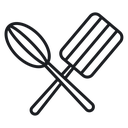 Spatula and whisk 2 icon